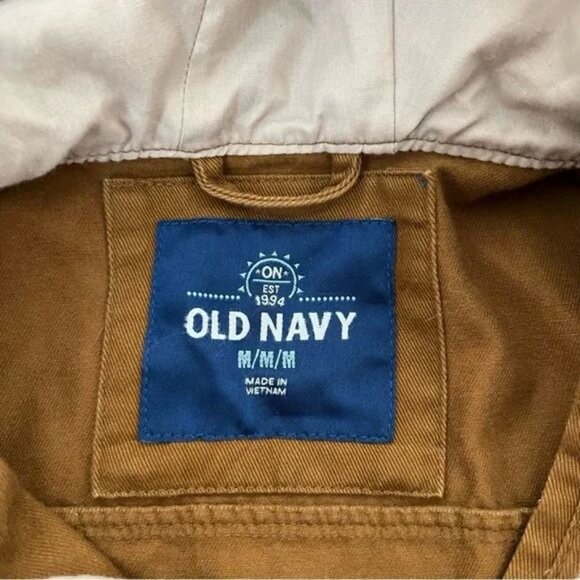 Lightweight Brown Jacket Old Navy Men's Sz M NWT - Picture 7 of 9